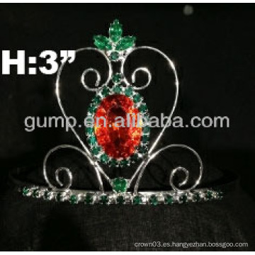 La corona más nueva de la tiara del rhinestone